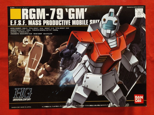 Gundam bandai rgm - gundam, rgm-79gm