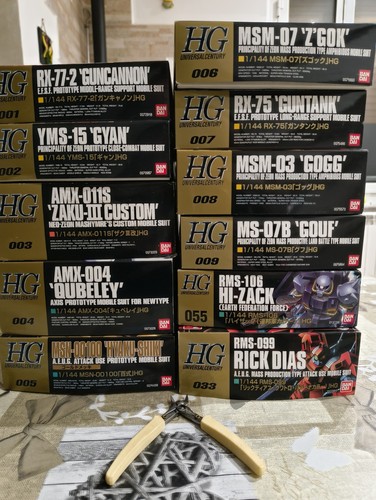 Lotto bandai gundam high - hg,